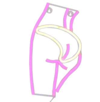 FA-A61 Lady's Behind Silhouette Neon Sign USB And Battery Operated