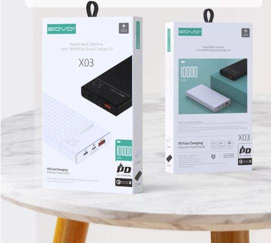 X03 SOVO 10000Mah Power Bank
