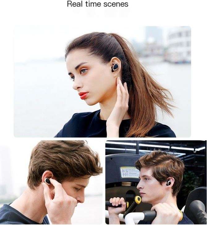 Aerbes AB-D521 Wireless Bluetooth V5.0 Smart Touch Earphone