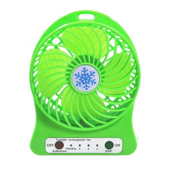SE-F001 Rechargeable Mini Fan With LED light 1200Mah