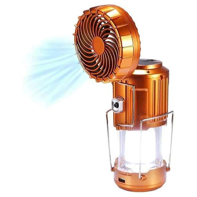 Aerbes AB-TY45 Rechargeable Solar Powered Camping Light With Fan