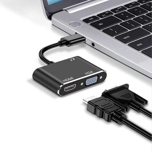 SE-L105 USB 3.0 To HDMI + VGA With AUX