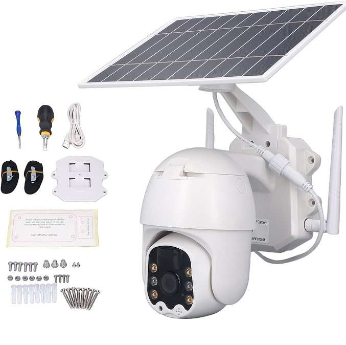 Solar Powered 4G Surveillance Camera i-Cam App