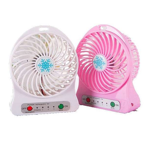 SE-F001 Rechargeable Mini Fan With LED light 1200Mah