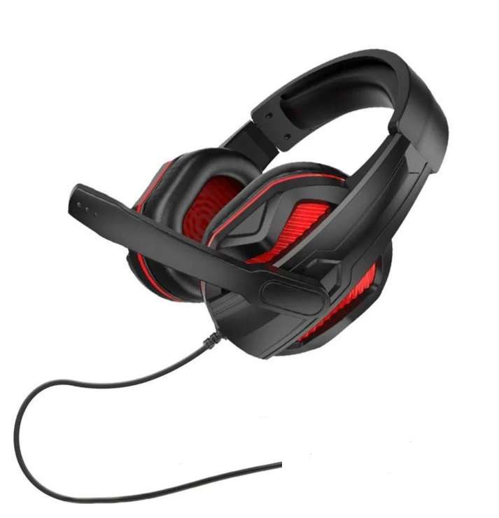 Wolulu AS-51268 Wired 3.5mm Noise Canceling Gaming Headset With Condenser Microphone
