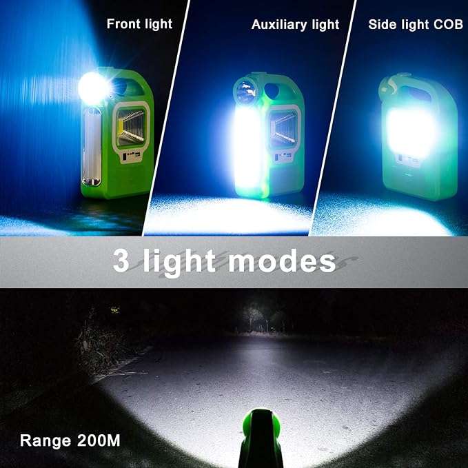 Aerbes AB-TY36 Solar Powered Emergency COB + LED Light