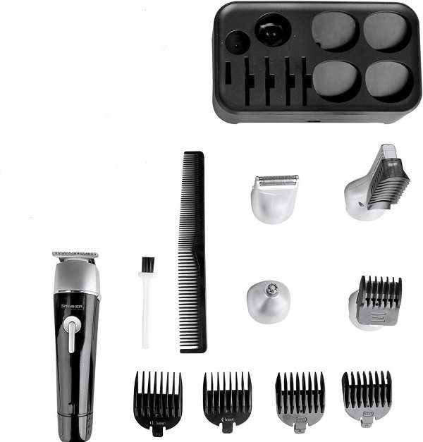 Aerbes AB-LF08 Rechargeable 5 in 1 Barber Clippers Grooming Set 5W