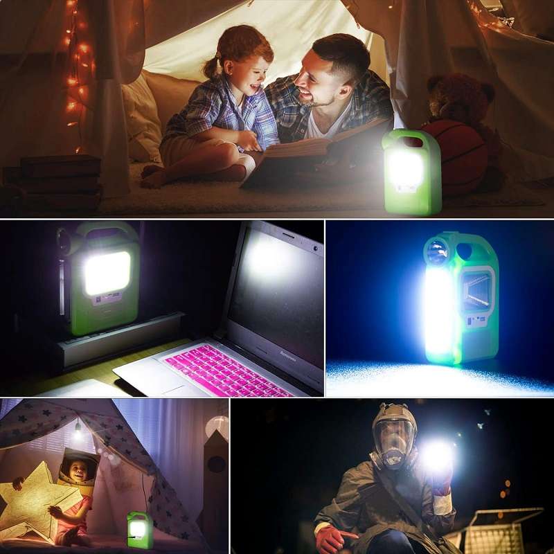 Aerbes AB-TY36 Solar Powered Emergency COB + LED Light