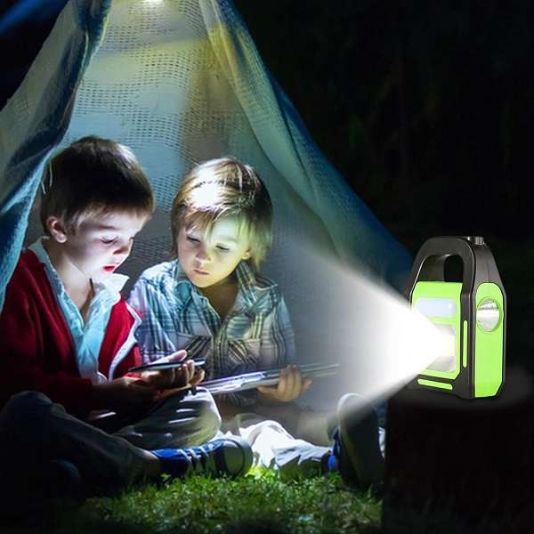 Aerbes AB-TY53 Rechargeable Solar Powered LED + COB  Emergency Work Light 5W