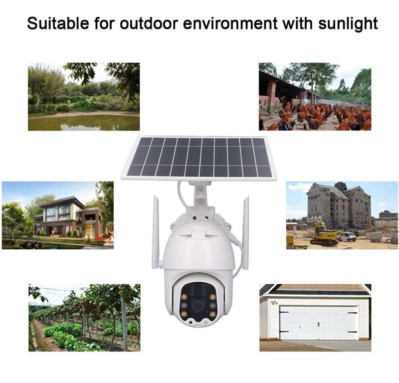 Solar Powered 4G Surveillance Camera i-Cam App