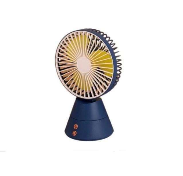 PM-018 Oscillating USB Rechargeable Table Fan with LED Light