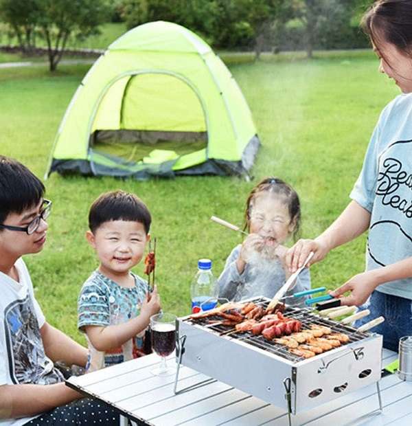 007 Portable Fold Up Braai Stand