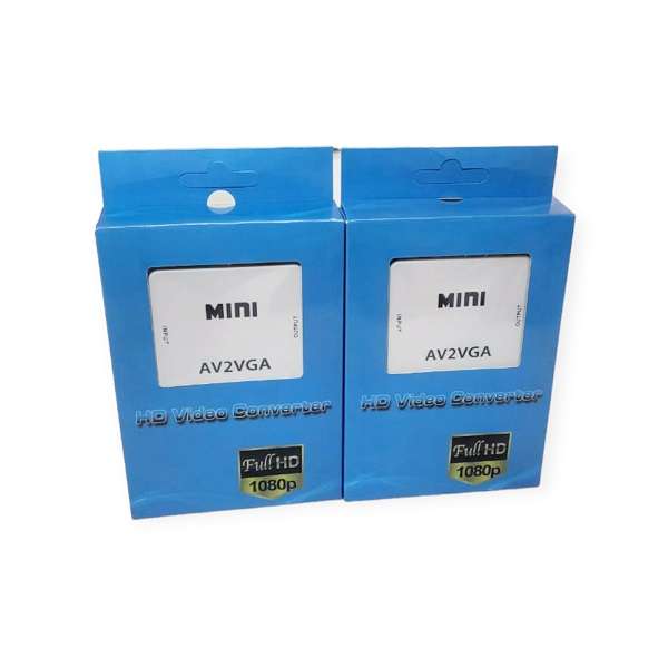 AV(3RCA) To VGA Video Audio Coverter