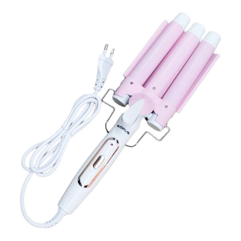 Aorlis AO-50022 Three Barrels Professional Egg Roll Curling Iron
