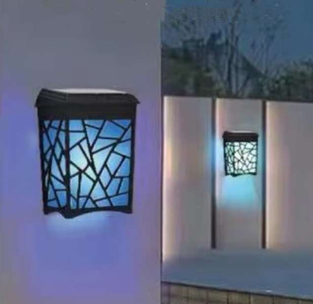 Aerbes AB-TY49 Solar Powered Decorative Wall Lamp RGB And Warm White