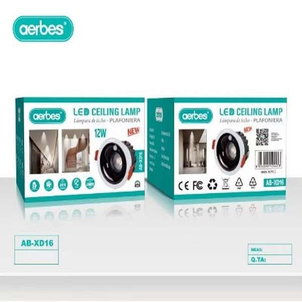 Aerbes AB-XD16 12W LED Recessed Downlight With Motion Sensor