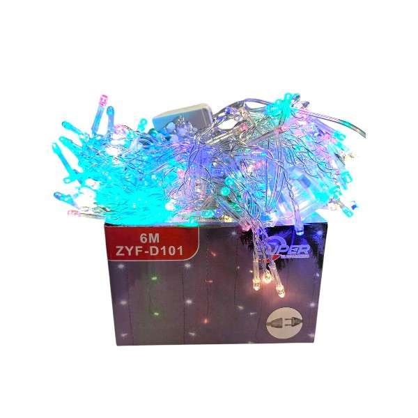 ZYF-101 LED Fairy Curtain Light RGB 6M Across 70cm And 38cm
