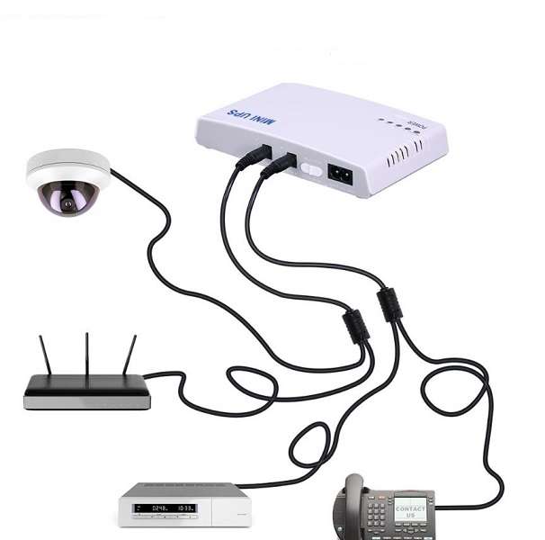 SE-L86 1.5M UPS Y Splitter Cable 1-2. 5.5mm x 2.5mm