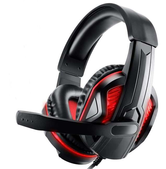 Wolulu AS-51268 Wired 3.5mm Noise Canceling Gaming Headset With Condenser Microphone