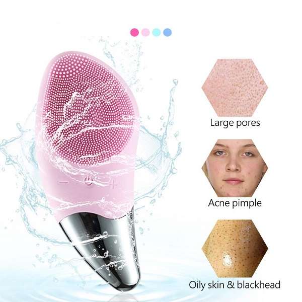 Aorlis AO-77866 Electric, Waterproof Silicone Face Cleaning Brush