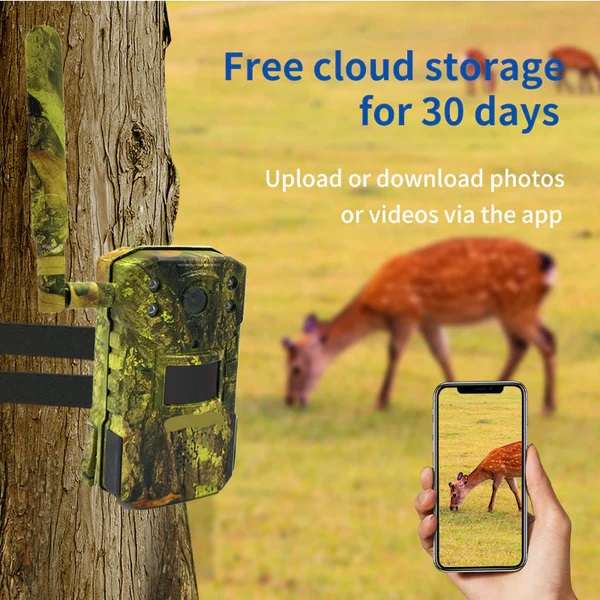 DL4G Rechargeable 4G Sim Card Hunting Trail Camera Ucon App