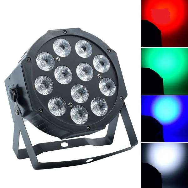 PM-007 RGB Flat PAR Stage Light 12LED