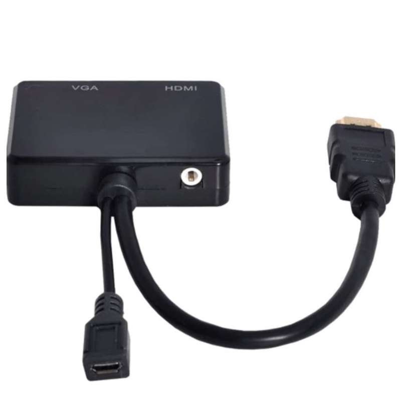 SE-L127 HDMI To VGA+ HDMI Adapter