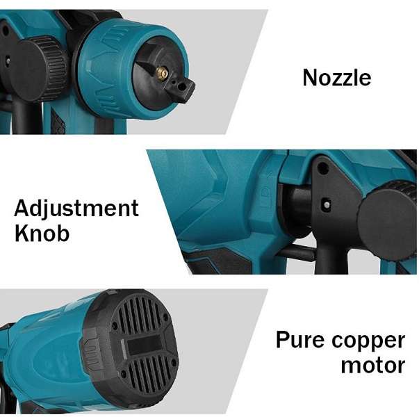 Jiageng JG20375062 Portable Cordless Spray Gun 25V 15000mah Battery
