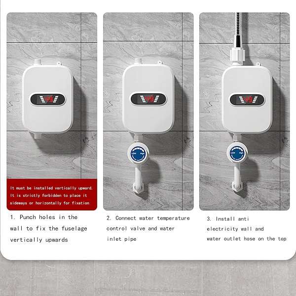 Jiageng JG20375666 Tankless Water Heater Shower Set