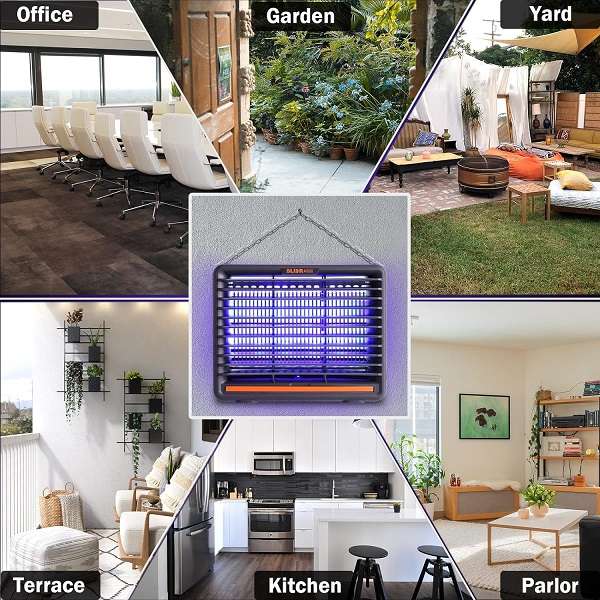 PM-028 Electric Fly Killer 6W, UV Bug Zapper Mosquito Killer Lamp For Home With Hanging Hook