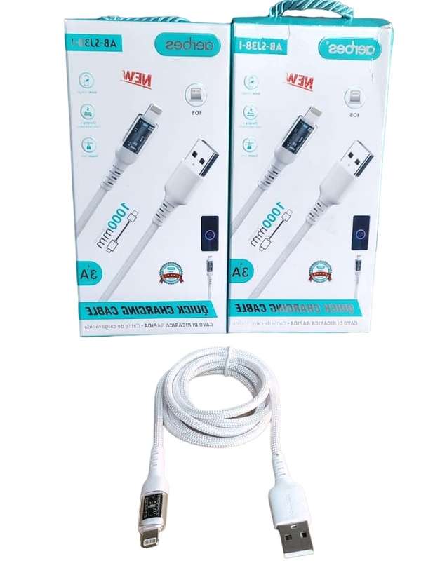 Aerbes AB-SJ38-I Lightning Pin USB Cable 3A 1M