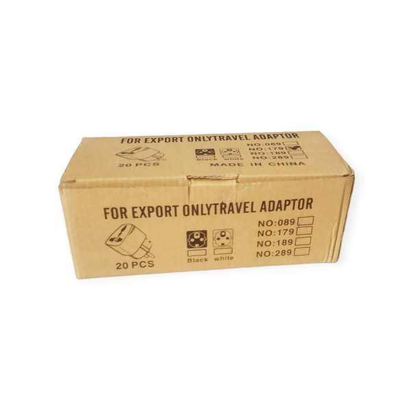 SE-L138 International Adapter Plug Pack Of 20