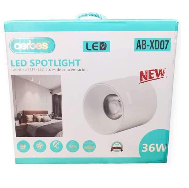 Aerbes AB-XD07 LED Cylinder Spotlight 36W
