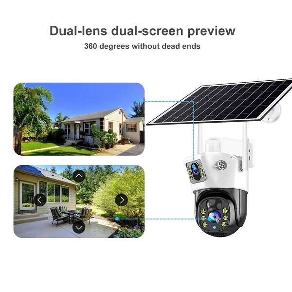 VCS09-4G Solar Powered Outdoor Camera With V380Pro App