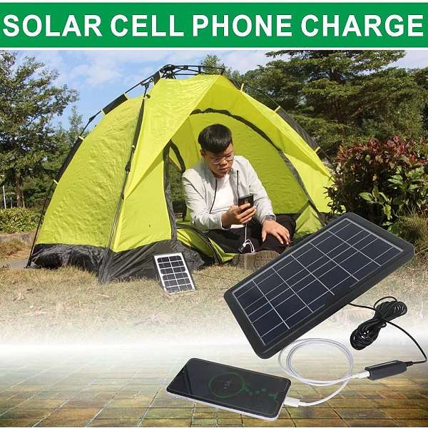 Oroku PowerOP-060 Solar Panel 8W With USB Port For Charging Small Electronics