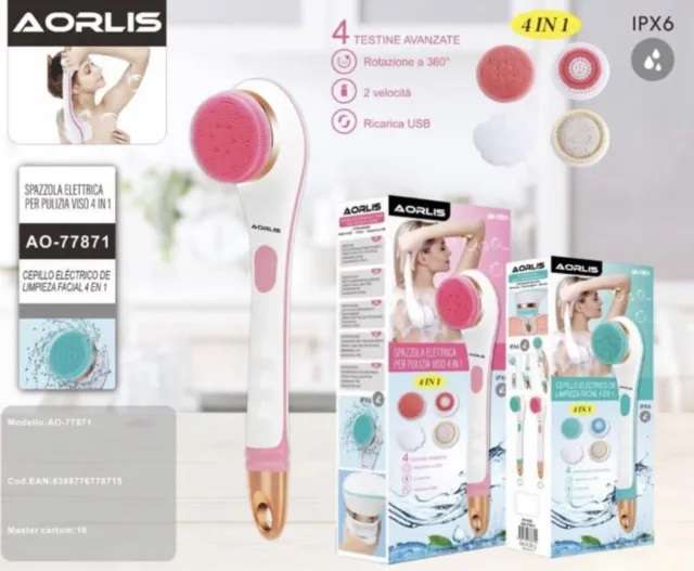 Aorlis AO-77871 Bath Scrubber Brush 4 In 1