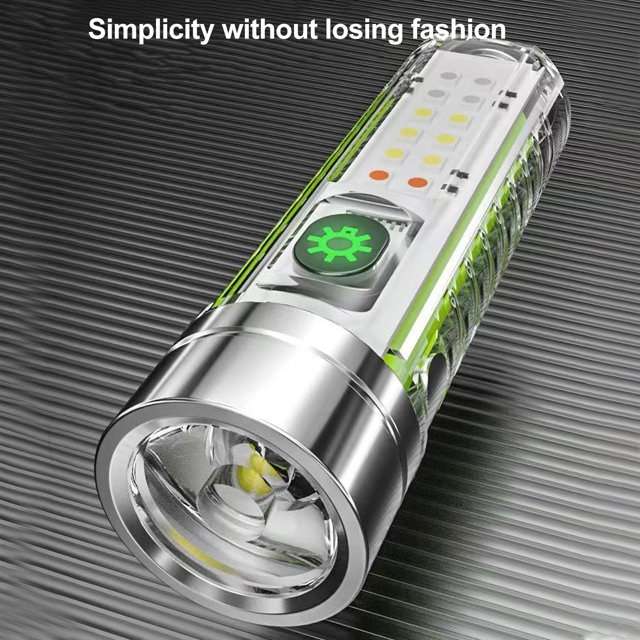 Aerbes AB-SD10 Magnetic Zoom Flashlight With UV Light 6800mah Battery