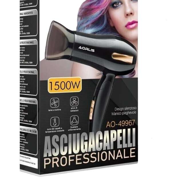 Aorlis AO-49967 Professional Hair Dryer 1500W