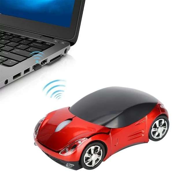 SE-M10 USB 2.4Ghz Wireless Optical Car Shaped Mouse