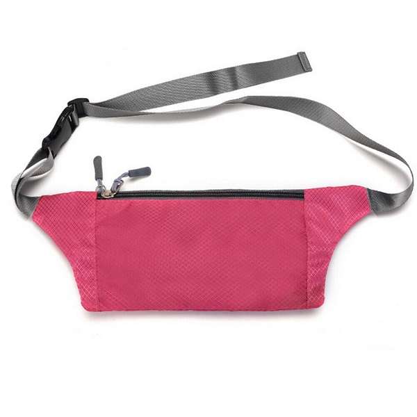 3211 Adjustable Sport Waist Bag With Three Zips