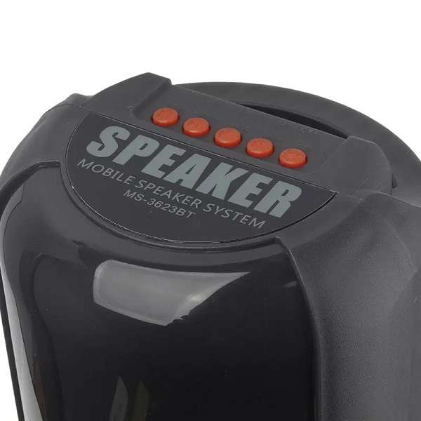 MS-3624BT Bluetooth Speaker With 5 Modes LED Light 6W x 2 BKS-30