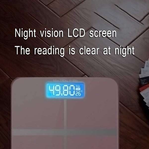 183700 Rechargeable Electronic Body Weight Scale With Digital Display