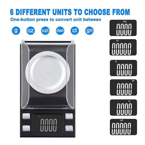 Aerbes AB-C05 Mini Portable 100g/0.01g Jewellery Scale LCD Display