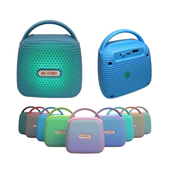 MS-2219BT Bluetooth Speaker With 5 Mode LED Light