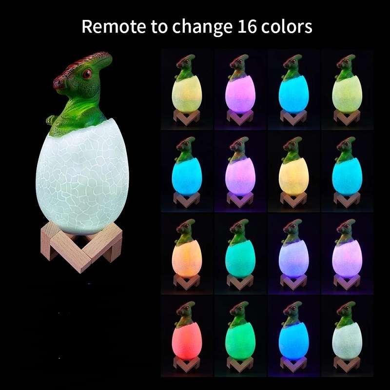 1831515 Rechargeable Colour Changing 3D Dinosaur LED Light