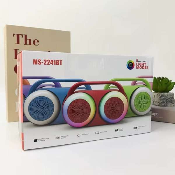 MS-2241BT Multimedia Bluetooth Speaker With 5 Mode LED Light