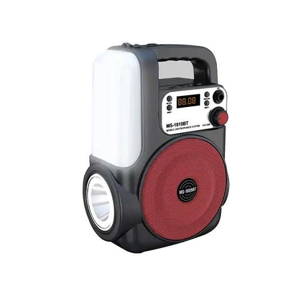 MS-1810BT RGB Multimedia Bluetooth Speaker With USB/SD/FM Radio