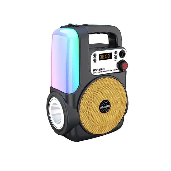 MS-1810BT RGB Multimedia Bluetooth Speaker With USB/SD/FM Radio