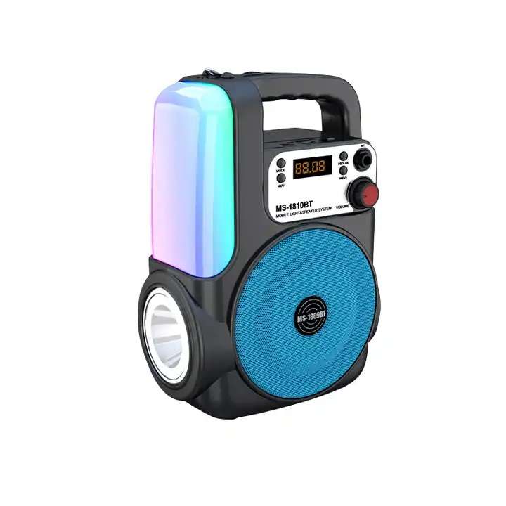 MS-1810BT RGB Multimedia Bluetooth Speaker With USB/SD/FM Radio