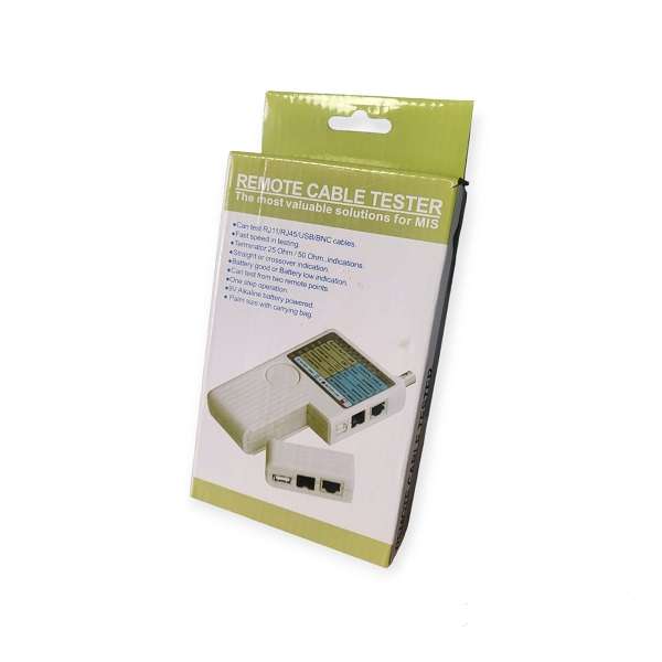 SE-L155 4 In 1 Remote Cable Tester for RJ11/RJ45/USB/BNC Cables